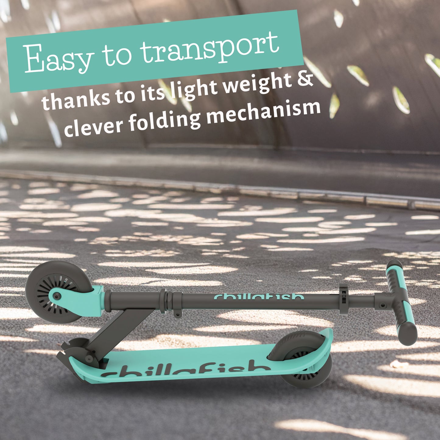 Flexxi - foldable scooter with integrated brake
