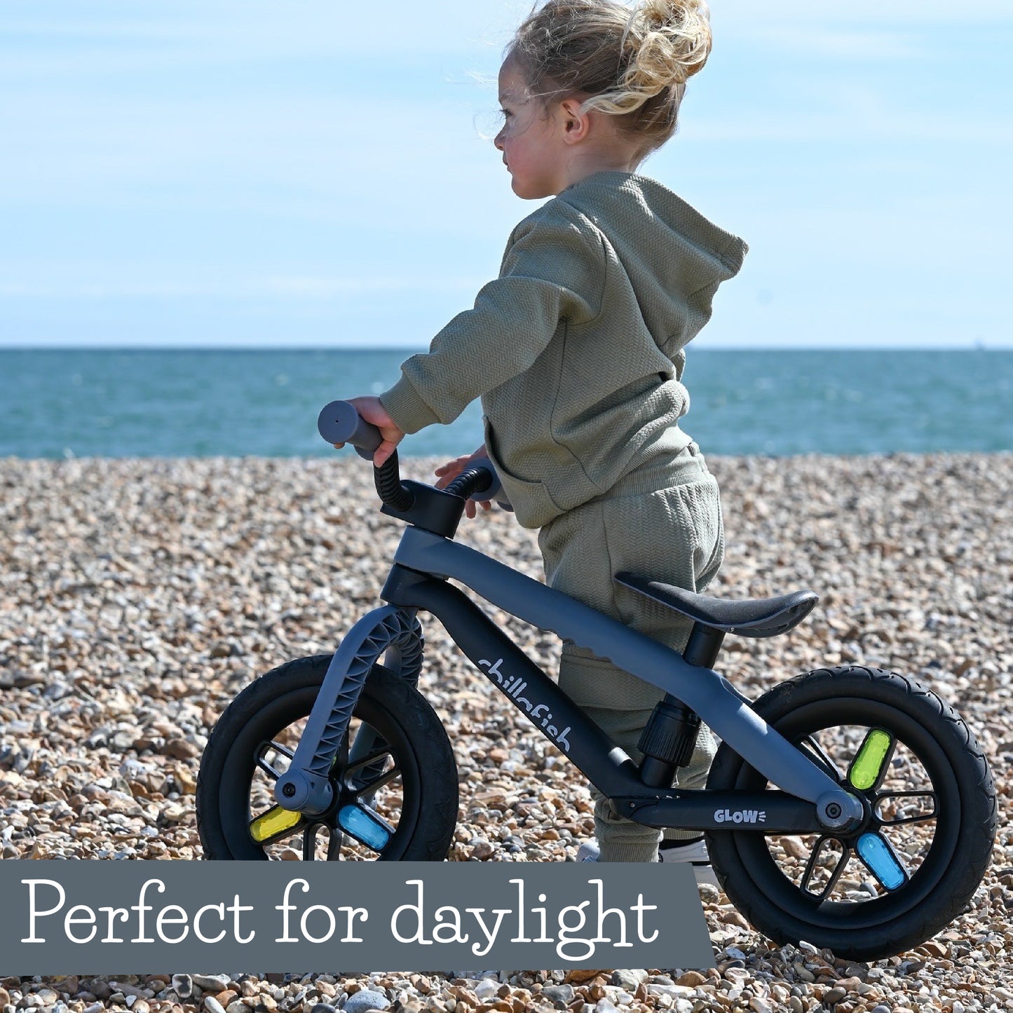BMXie GLOW - balance bike with light-up 12" wheels
