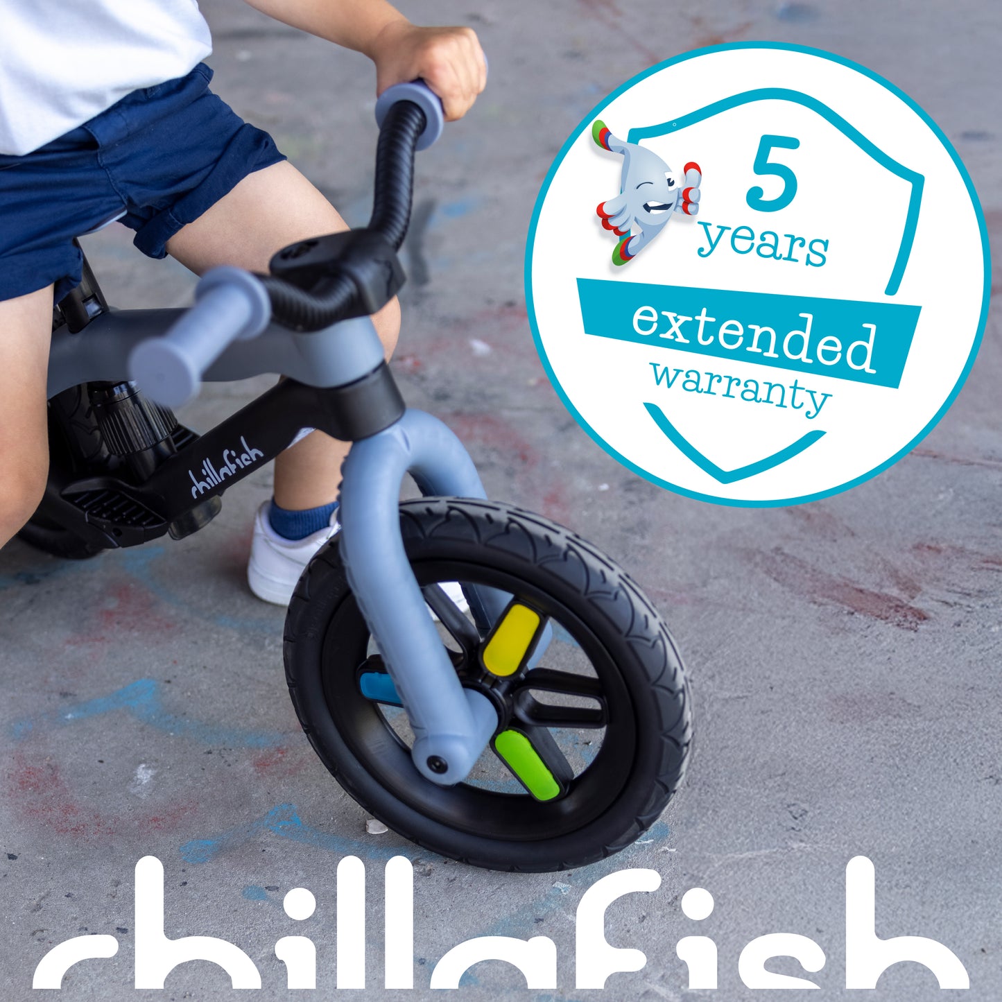 BMXie GLOW - balance bike with light-up 12" wheels