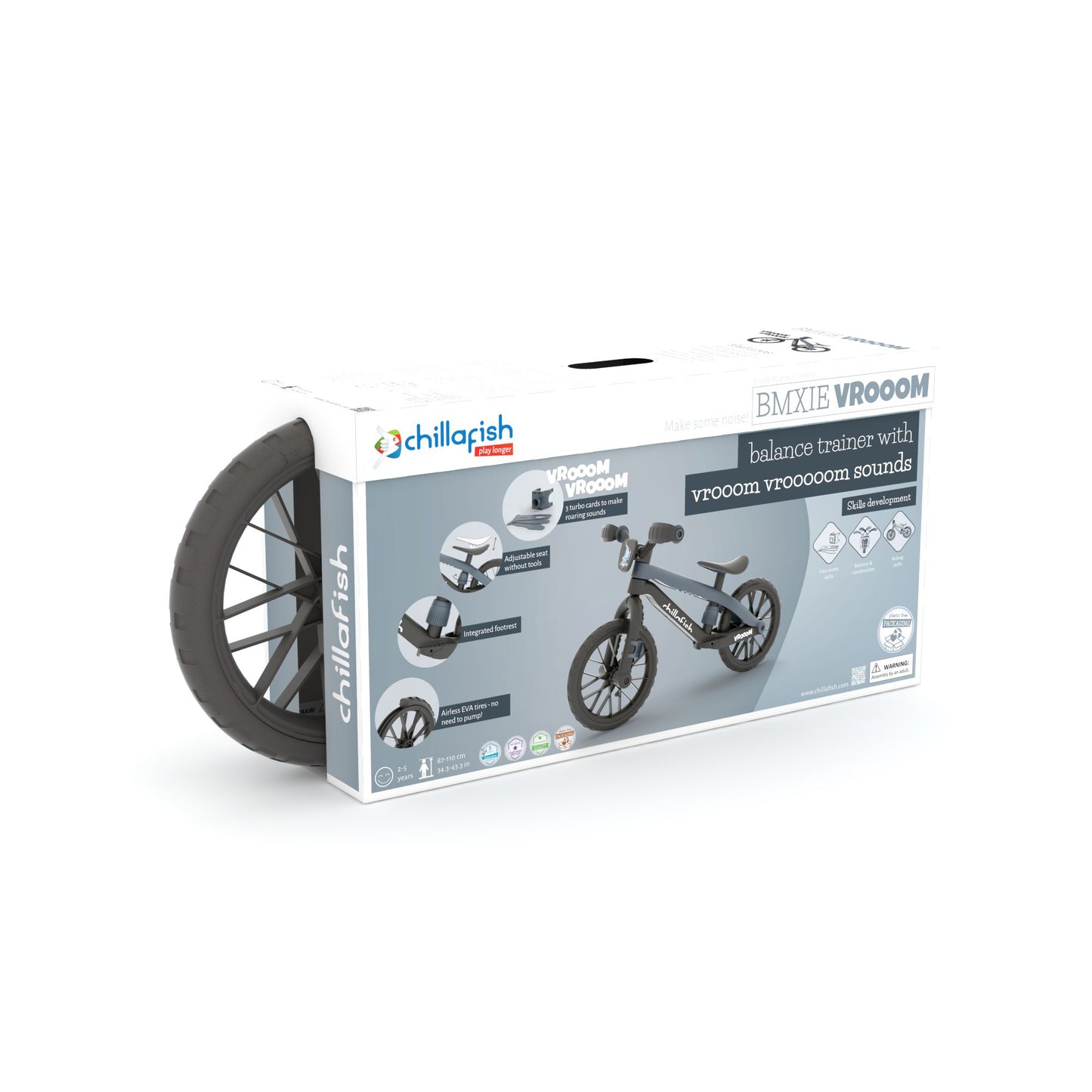 BMXie Vrooom - multi-play balance trainer with real VROOM VROOOM sounds