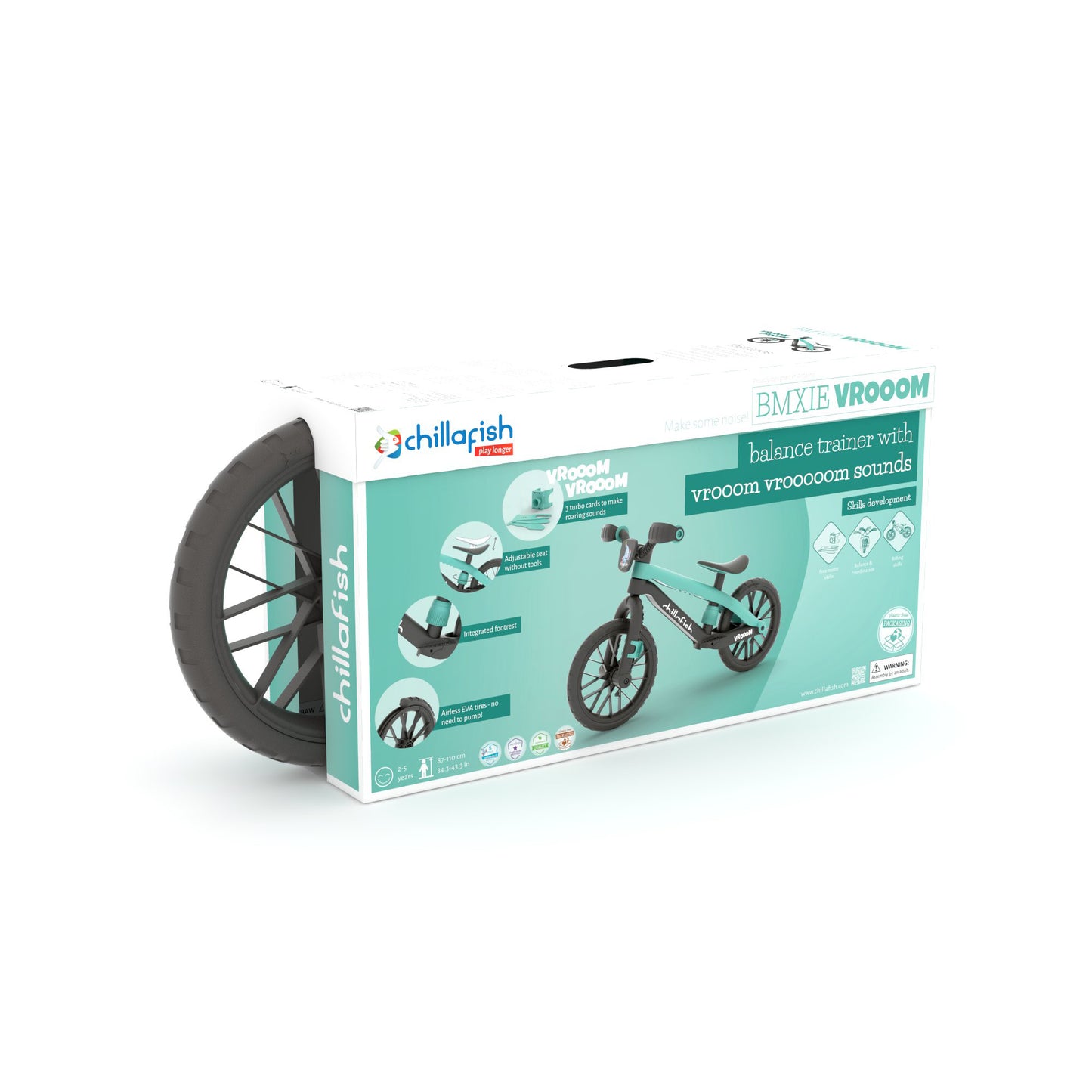 BMXie Vrooom - multi-play balance trainer with real VROOM VROOOM sounds