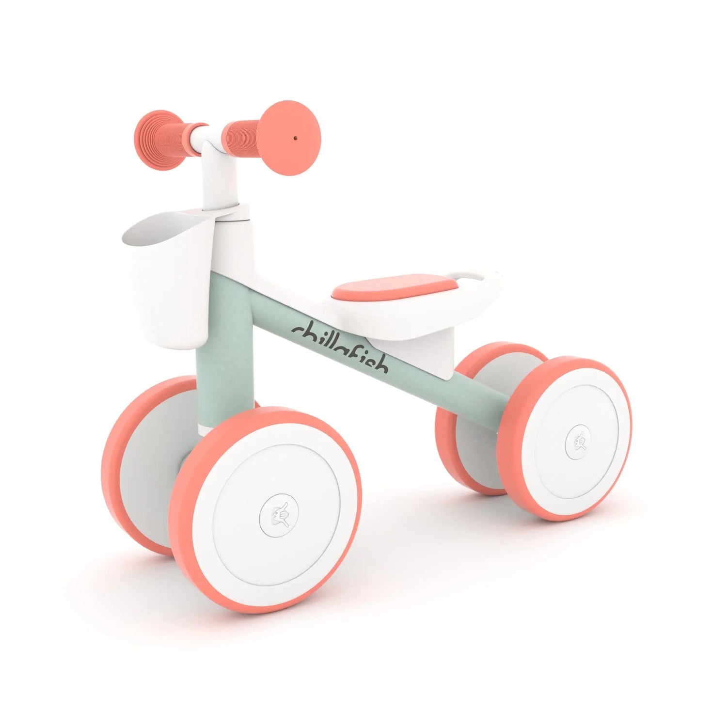 Quadi Racer - Porteur à quatre roues avec panier de rangement Chillafish - Pour jouer plus longtemps