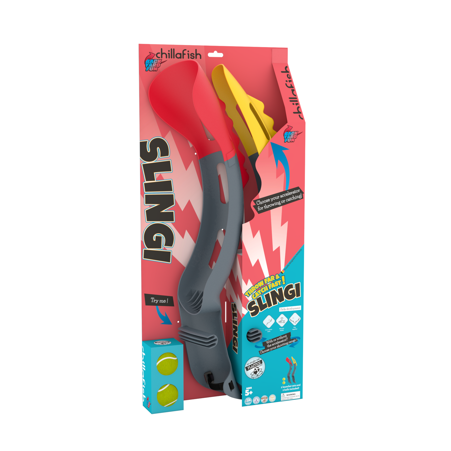 Slingi launch-and-catch game