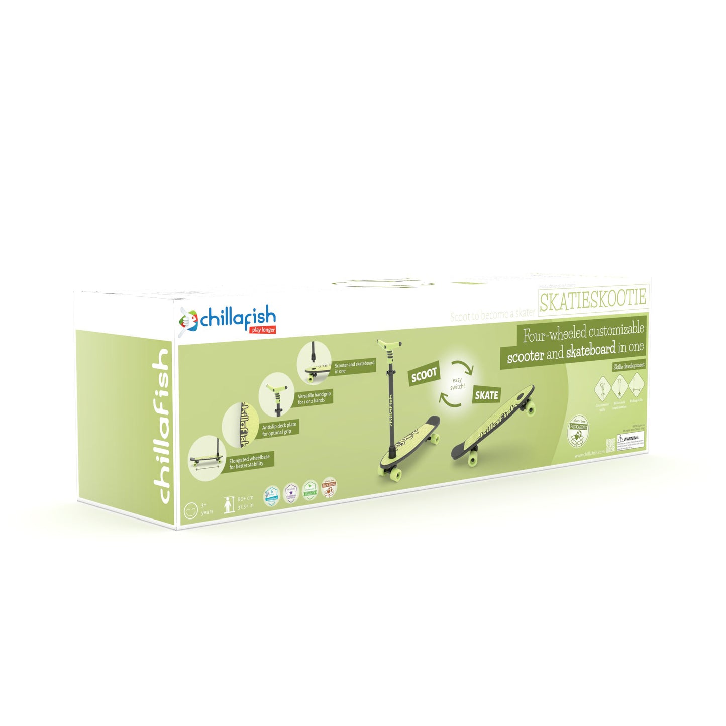 SkatieSkootie 2 - skate and scoot in one