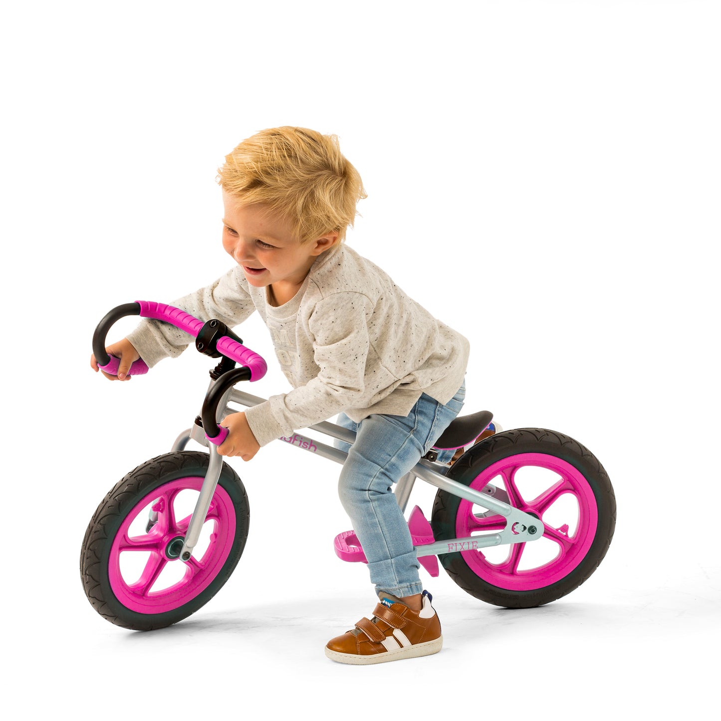 Fixie - 12" balance bike with dropbars and footbrake