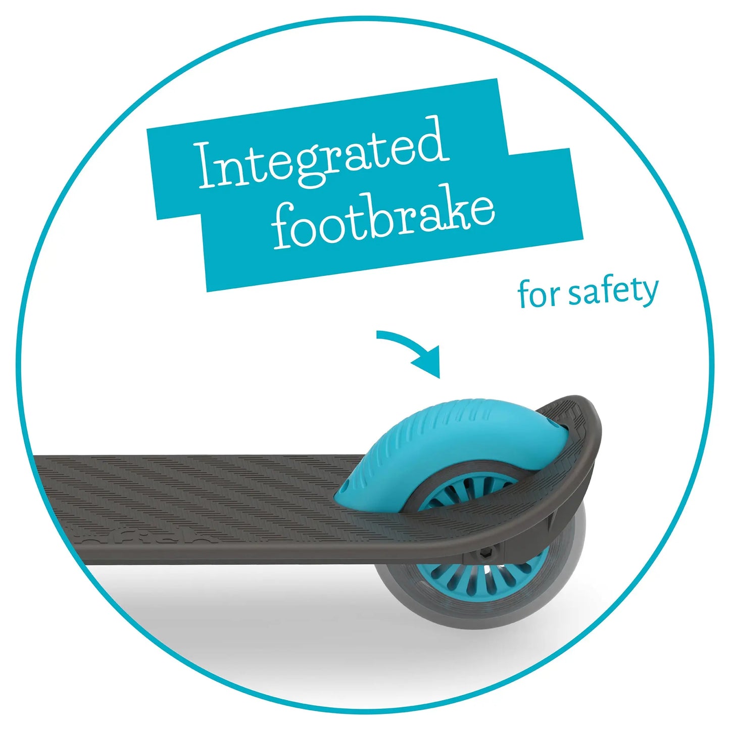 Stunti scooter with integrated brake CHILLAFISH - Play Longer