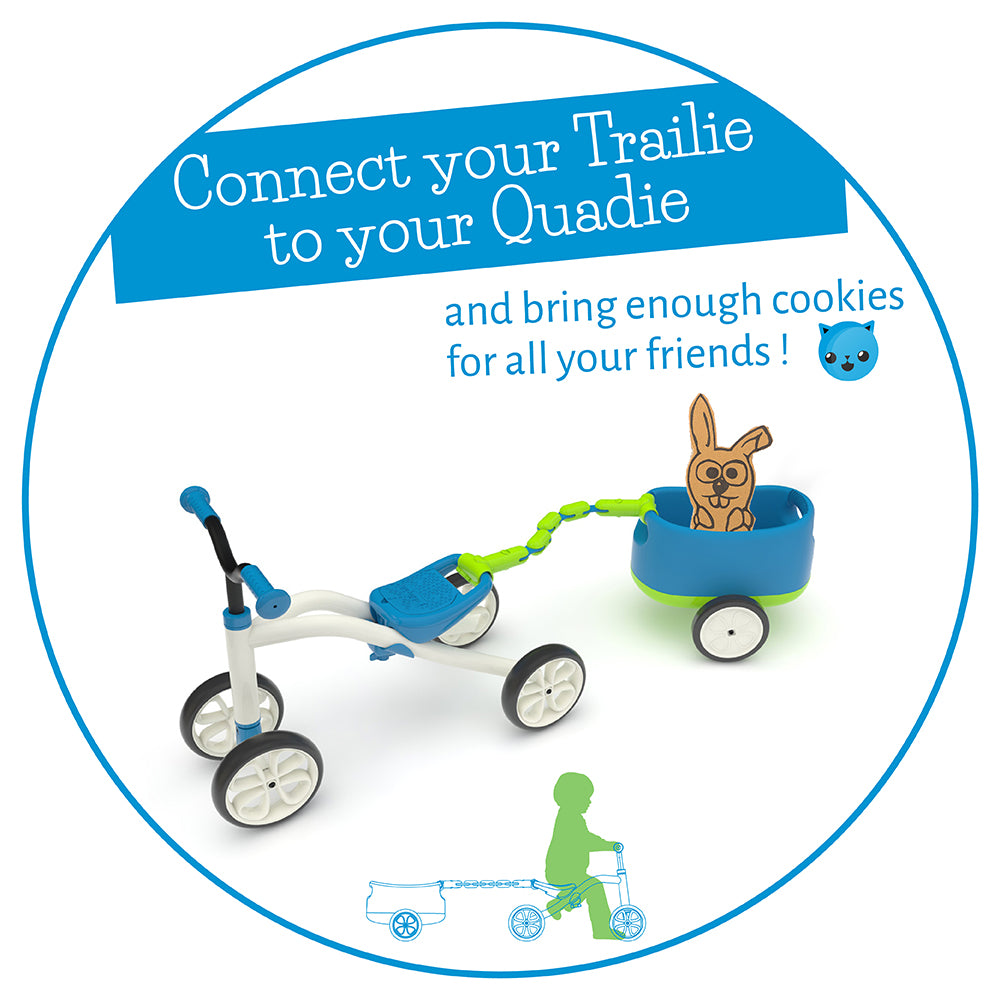 Quadie+Trailie - 4-wheel ride-on with trailer
