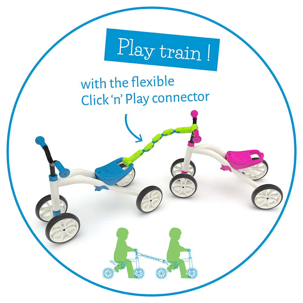 Quadie+Trailie - 4-wheel ride-on with trailer