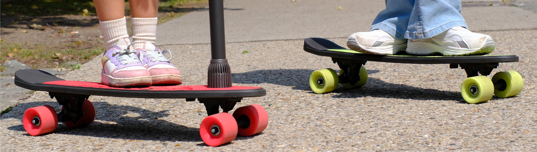 Skateboards and scooters with 3-wheels, 2-wheels or 2-in-1 ...