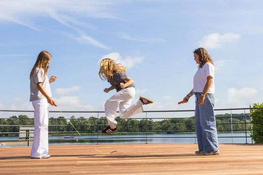 Skibbi - adjustable length jump rope with accelerator CHILLAFISH - Play Longer