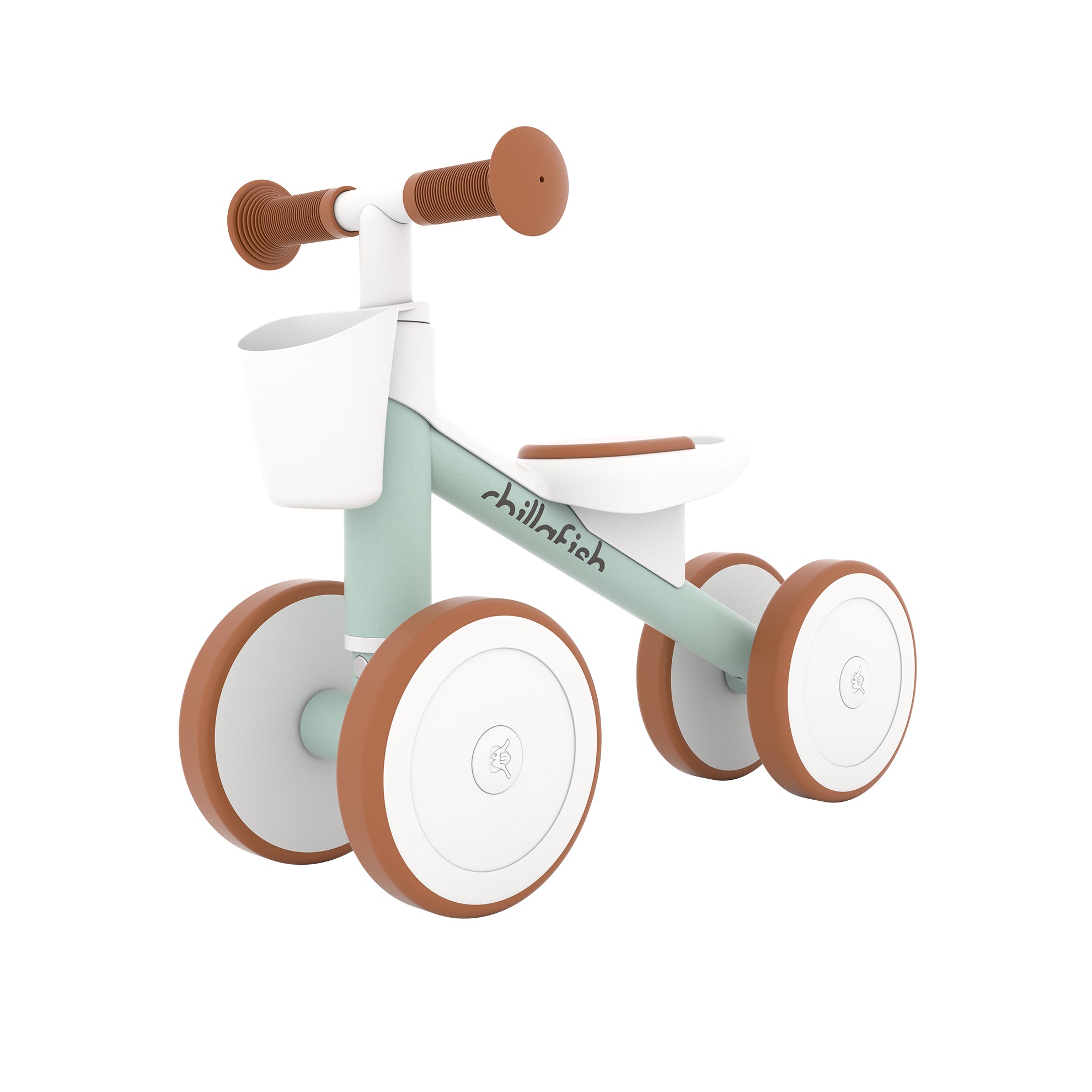 Quadi Racer- 4-wheel balance ride-on with storage basket – CHILLAFISH ...