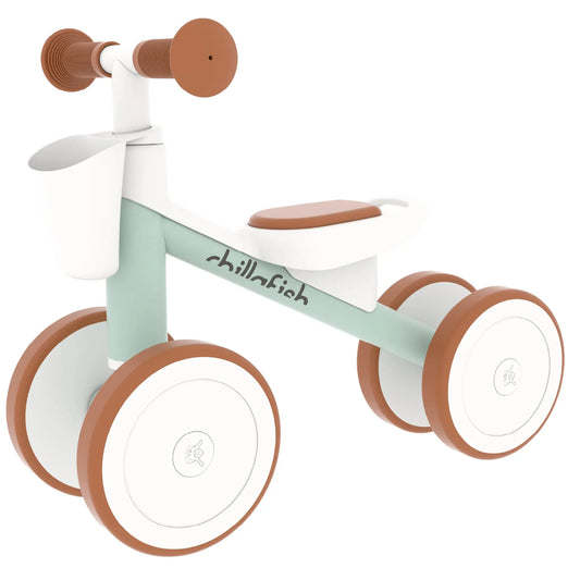 Quadi Racer 4-wheel balance ride on with storage basket