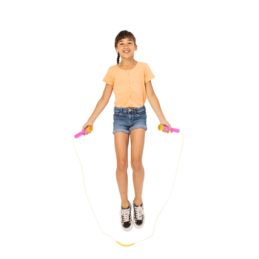 Skibbi - adjustable length jump rope with accelerator