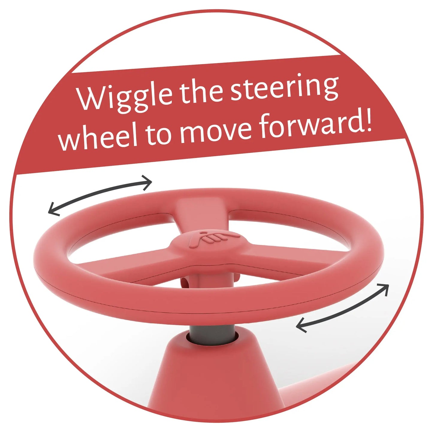 Bumpi Wiggle Car, No Pedals, No Batteries, Just Wiggle, Ages 2-10