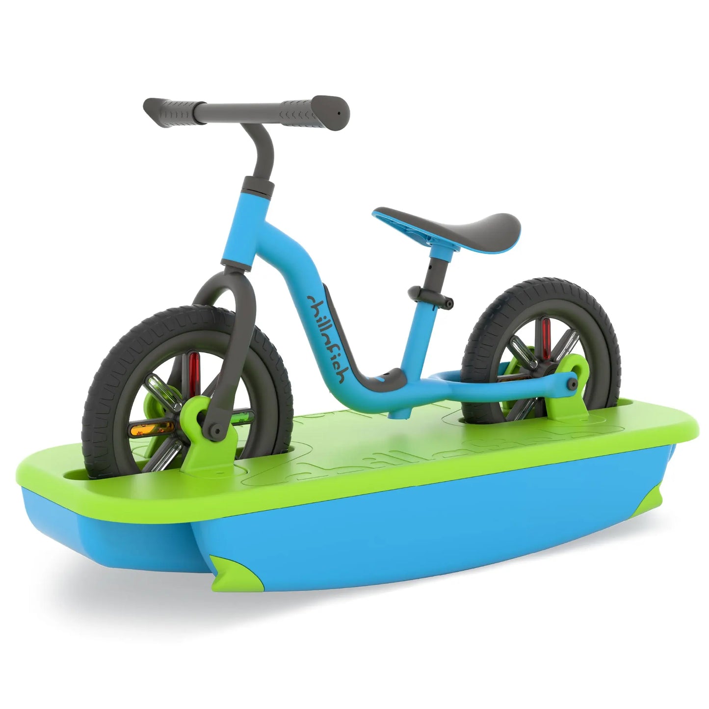 Buzzi & Rocki, 2-in-1 Ride-On Toy, Rocker Base + 10" No-Pedal Balance Bike, Stable Learn-to-Balance Set, Ages 1,5-4 Years