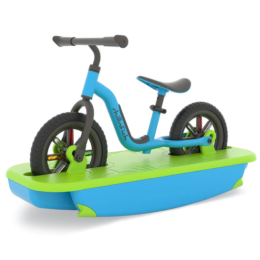Buzzi & Rocki, porteur 2-en-1, base à bascule + draisienne sans pédales de 10", kit d'apprentissage de l'équilibre stable, pour les 1,5 à 4 ans