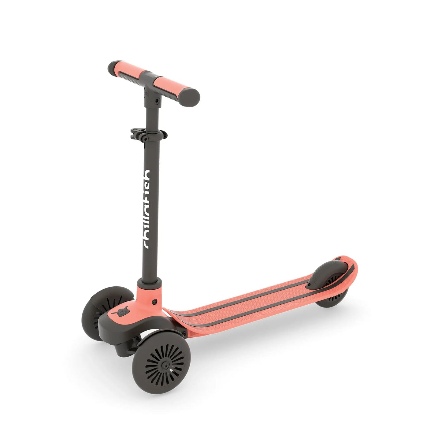 Scotti lean-to-steer scooter with integrated brake.