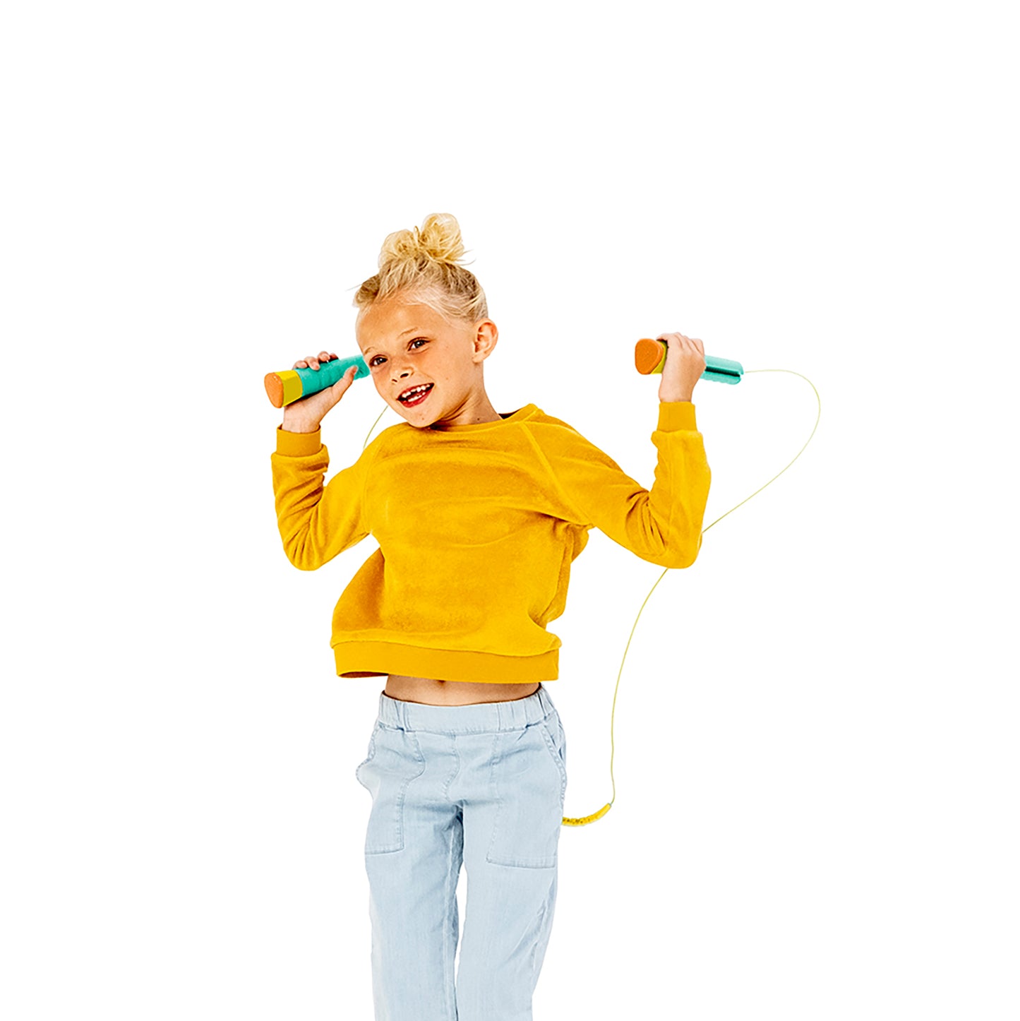 Skibbi - adjustable length jump rope with accelerator