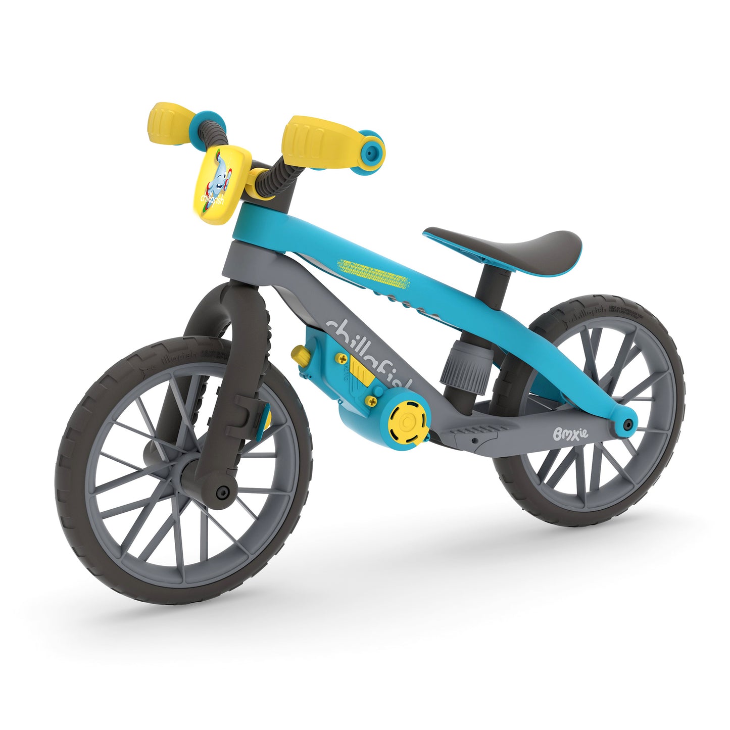 Chillafish BMXie MOTO la draisienne multi-fonctions qui fait des vraies sons de moto, avec un moteur de jeu amovible et différentes activités ludiques, siège ajustable en hauteur, de 2 à 5 ans