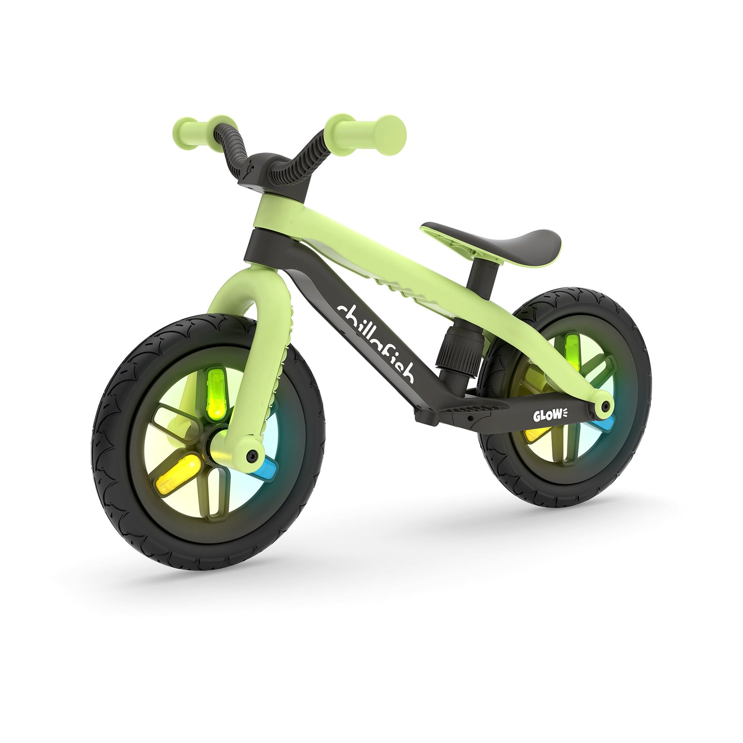 BMXie GLOW - Chillafish BMXie GLOW balance bike with light-up 12" wheels