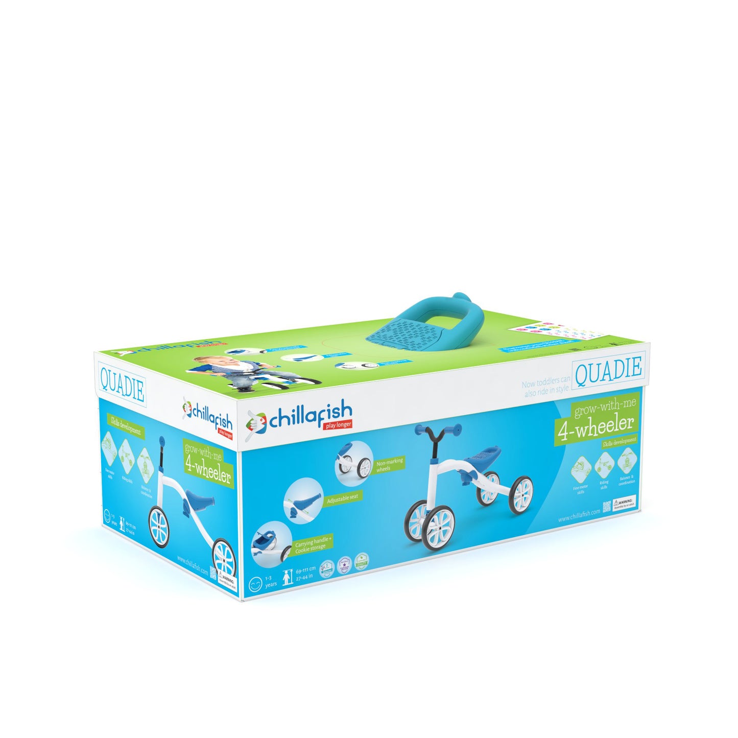 Quadie - 4-wheel grow with me rideon