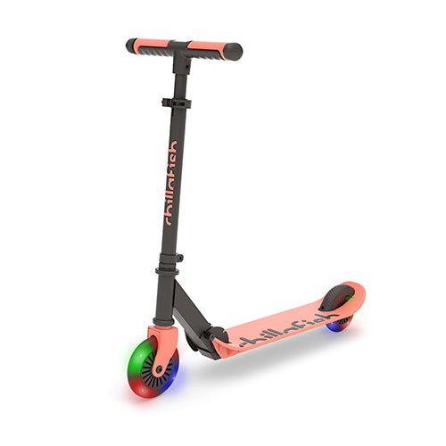 Flexxi GLOW - foldable scooter with integrated brake and GLOW wheels