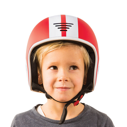 Bobbi : Casque rétro multisports (draisienne, vélo, skate, trottinette et ski)